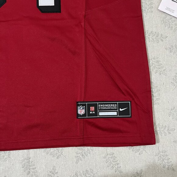 San Francisco 49ers red jersey No. 54 WARNER NFL - Picture 4 of 6